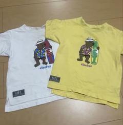 MEI Tシャツ　ホワイト　イエロー　100㎝　キッズ半袖