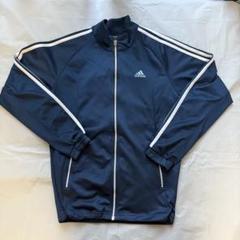 【美品】 定番 ネイビー ADIDAS トラックトップ パフォーマンス ジャージ