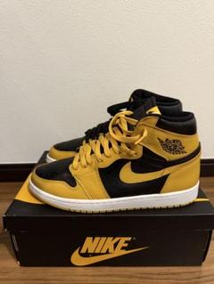 NIKE Air Jordan 1 ハイカット イエロー/ブラックのサムネイル