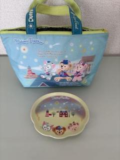 ディズニーwishing together 保冷バッグと皿 セット
