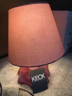 KECK ピンクランプ ユニークデザイン　アンティーク