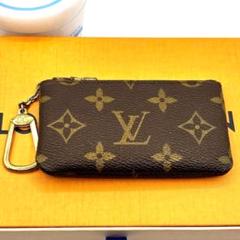 ルイヴィトン コインケース ポシェット クレ モノグラム 小銭入れ 財布 茶 ルイヴィトン ポシェット クレ コインケース モノグラム 小銭