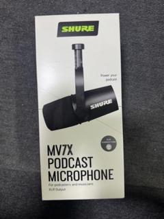 【ほぼ未使用】正規品SHURE MV7X/プリアンプセット SHURE プリアンプ内蔵ボーカル用ダイナミックマイクロホン SM7DB