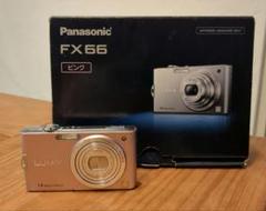 美品】Panasonic LUMIX DMC-FX66 フローラルブルー