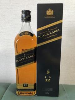 未開栓 古酒 ジョニーウォーカー 黒ラベル キングサイズ ジョニ黒 箱付 古酒 未開栓 ジョニーウォーカー ブラックラベル 12年 ジョニ黒