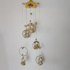 金色の星とパールの風鈴