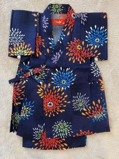 【新品未使用】花火柄　甚平