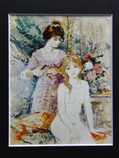 B・シャロワ、髪結い、日本未発売・限定画集画、額付 B・シャロワ、髪結い、日本未発売・限定画集画、額付 - メルカリ