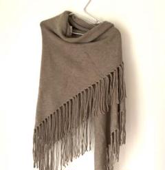 上質✳︎Joseph ジョゼフ　厚手カシミヤショール　ストール　グレー　ふわふわ 上質✳︎Joseph ジョゼフ 厚手カシミヤショール ストール グレー
