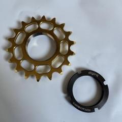 NOVACORONA チタンコグ 18T TiN ピスト 小ギアPIST6認定 NOVACORONA チタンコグ 18T TiN ピスト 小ギアPIST6認定