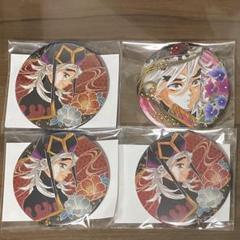 鬼滅の刃　童磨　缶バッジ 3個セット 鬼滅の刃 童磨 グッズ3点セット アクスタ アイマスク 缶バッジ