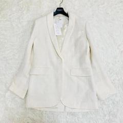 新品未使用 deres デレス ツイードジャケット ecru エクリュ フリー