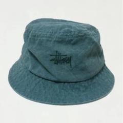 STUSSY（ステューシー）バケットハット グリーン 緑 Lサイズ