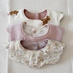 はなびらスタイ(ピンク)3枚セット