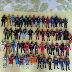 お値下げ仮面ライダー戦隊ヒーローソフビ６６体ウィザードフィギュア１体 まとめ売り