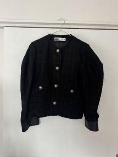 zara ツイードジャケット - メルカリ