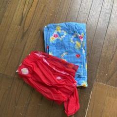 花柄浴衣　兵児帯　120センチ