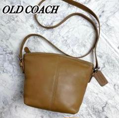 美品✨OLD COACH ショルダーバッグ グラブタンレザー vintage