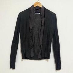 pas de calais パドカレ 長袖カーディガン 透け感 薄手 サイズ38