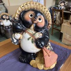 【SEAL限定商品】 亀まん様専用 チョー縁起物❗信楽焼福熊手狸 高さ34cm - メルカリ 置物