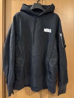 【希少】NIKE x sacai コラボパーカー&パンツ XL 激レア】Sacai サカイ☆NIKEコラボ ドッキングパーカー希少サイズL