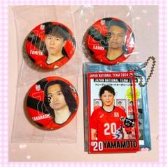 バレーボール全日本男子 缶バッジ　カードキーチェーンのサムネイル