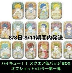 2025年最新】ハイキュー スクエア缶バッジ box (オフショット