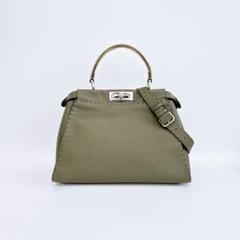フェンディ セレリア ピーカブー 2WAY バッグ パイソン 8BN290