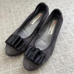 極美品】コンポジションナイン (24) パンプス フラワー 希少デザイン
