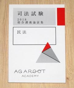 アガルート　総合講義論証集 民法　司法試験 予備試験
