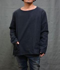 BACKLASHコットンリネンプルオーバーシャツ/バックラッシュレザースキッパー BACKLASHコットンリネンプルオーバーシャツ/バックラッシュ
