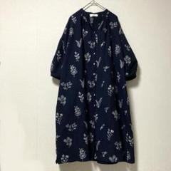 美品　tukuroi　SUN VALLEY　コットン　リネン　刺繍　ワンピース