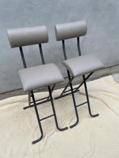 美品　ニトリ　折りたたみカウンターチェア　シャム　2本セット