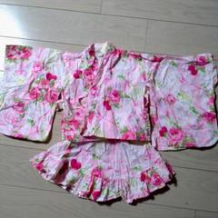 カ*ン様 LIZLISA 　リズリサ　激レア　浴衣　希少品　ピンク　　花柄　ロー LIZLISA リズリサ 激レア 浴衣 希少品 ピンク 花柄 ローズ 薔薇