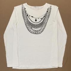 semantic design necklace print tee