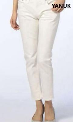YANUK ヤヌーク boys cropped CECIL デニム ホワイト