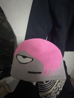 最安HODDLE ビーニー punkandyo fuckthisindustry 炎模様 ニット帽fuckthisindustry punkandyo - メルカリ