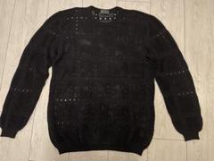 希少★ビンテージ☆GIANNI VERSACE 漆黒ニット サイズ54 2025年最新】Gianni Versace メンズ ニット・セーターの人気