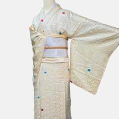 正絹小紋夏(部分絞り)
