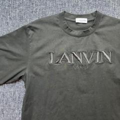 [XL]LANVIN PARIS ランバンパリス　黒　ブラック　Tシャツ　完売