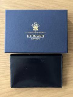 新品未使用 ETTINGER 型押し 牛革 ブラック 名刺入れ イギリス製 2025年最新】エッティンガー ETTINGER 名刺入れの人気アイテム