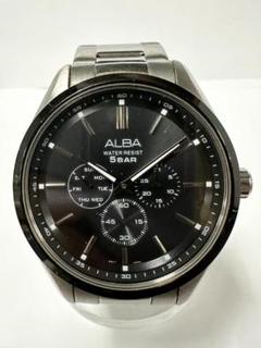ALBA ステンレススチール 時計 5BAR 防水 日付表示