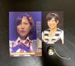 宮澤佐江 ブロマイド2枚セット、AKB48ちょストラップ