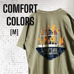 COMFORT COLORS/アメリカ古着 ベイラー大学 Tシャツ カーキ M