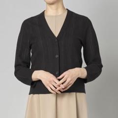 極美品★Theory ショート丈すかしカーディガン　ブラック　近年モデル