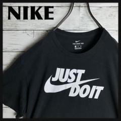 【即完モデル‼︎】NIKE◎黒白 スウォッシュ Tシャツ C895