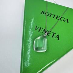 【新品未使用】BOTTEGA VENETA ネックレス　ストーン　グリーン シルバー BOTTEGA VENETA(ボッテガヴェネタ) ネックレス