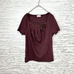 【新品未使用】Aylesbury(アリスバリー) カットソー Aylesbury アリスバーリー ビジュー シフォンフリルカットソー M