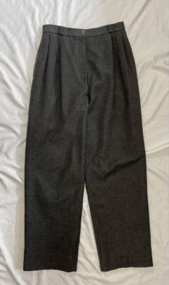 ト*期様 bernard zins スラックス　ワイドスラックス カシミア　フラ ト*期様 bernard zins スラックス ワイドスラックス カシミア