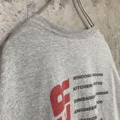 ギルダン 古着 企業系 設備屋 アメリカ輸入 両面プリント Tシャツ 半袖 XL